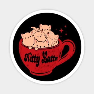 Kitty Latte Magnet